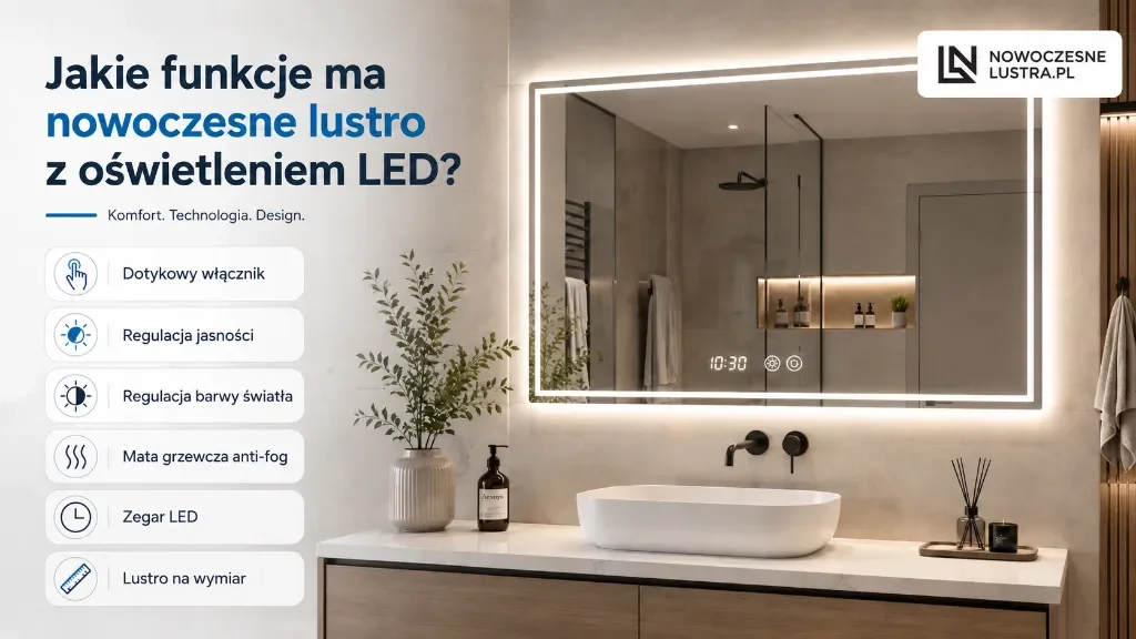 nowoczesne lustra